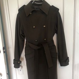 Club Monaco Brown Wool Coat